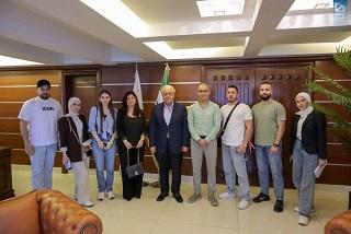 زيارة علمية لطلاب جامعة المنارة إلى غرفة تجارة وصناعة اللاذقية لربط الأكاديميا بسوق العمل