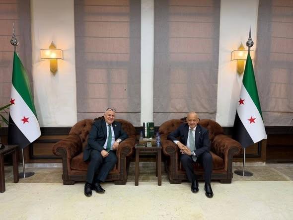 رئيس غرفة تجارة وصناعة درعا في استقبال رئيس غرفتي تجارة الأردن وعمان