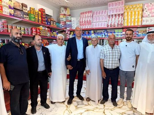 افتتاح مؤسسة الأهلية للتجارة في الغارية الغربية برعاية غرفة تجارة درعا