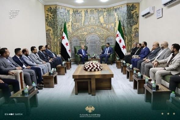 وزير الاقتصاد ومحافظ إدلب يبحثان تطوير القطاعين التجاري والصناعي
