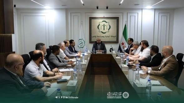 اجتماع غرفة تجارة وصناعة إدلب لبحث الاستثمار والتعاون مع تركيا